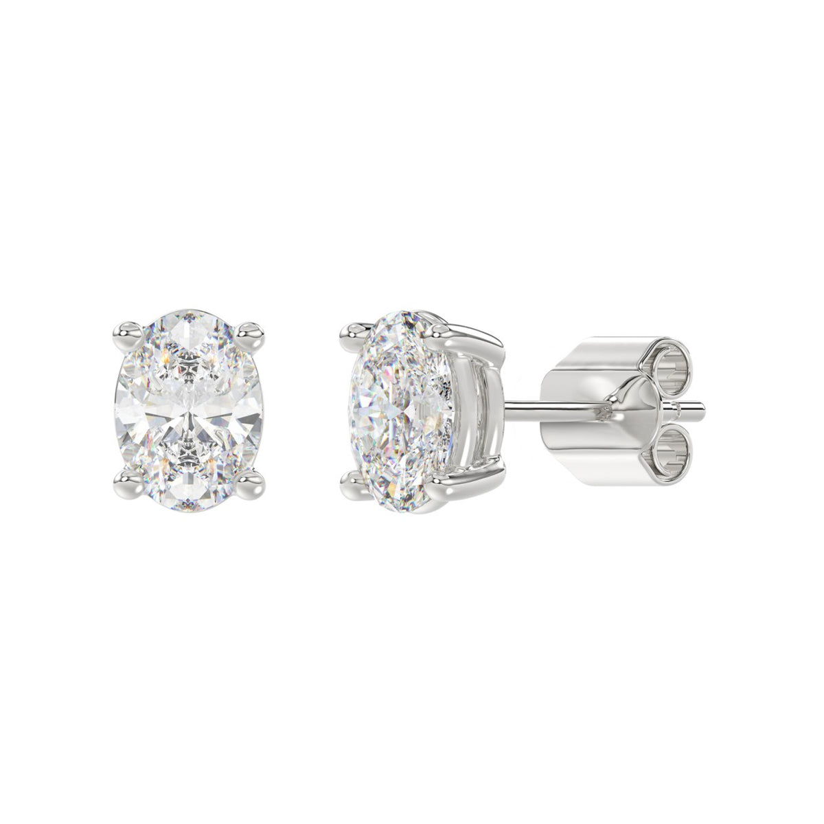 10K White Gold, angled view