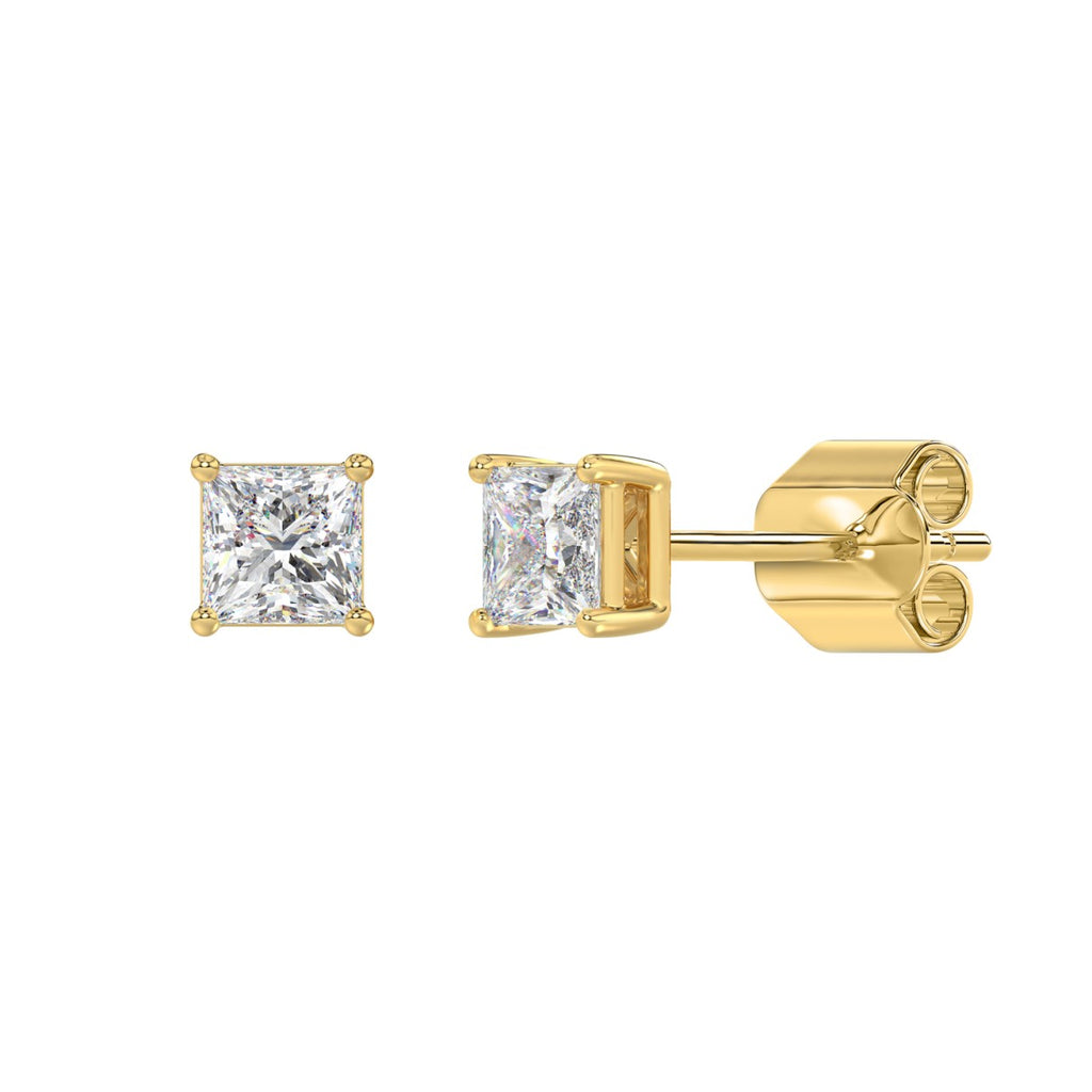 10K Yellow Gold, angled view