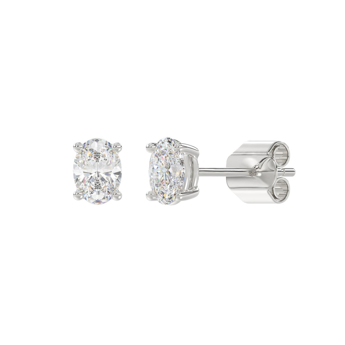 10K White Gold, angled view