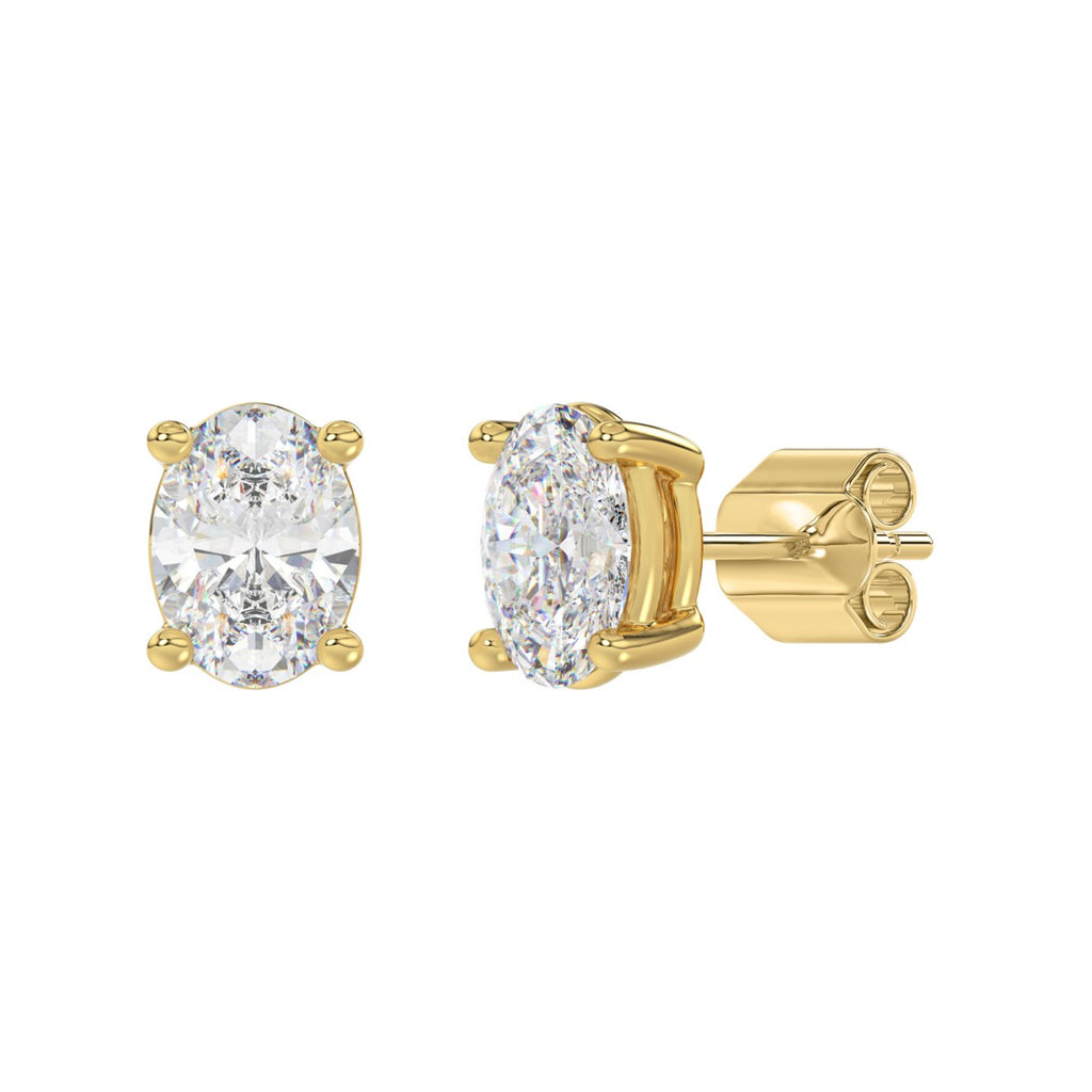 10K Yellow Gold, angled view