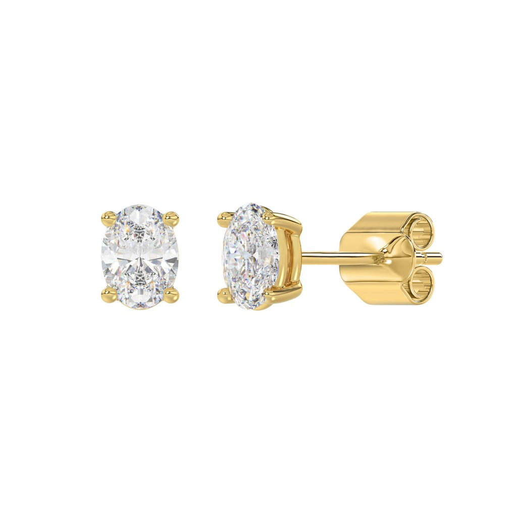 10K Yellow Gold, angled view