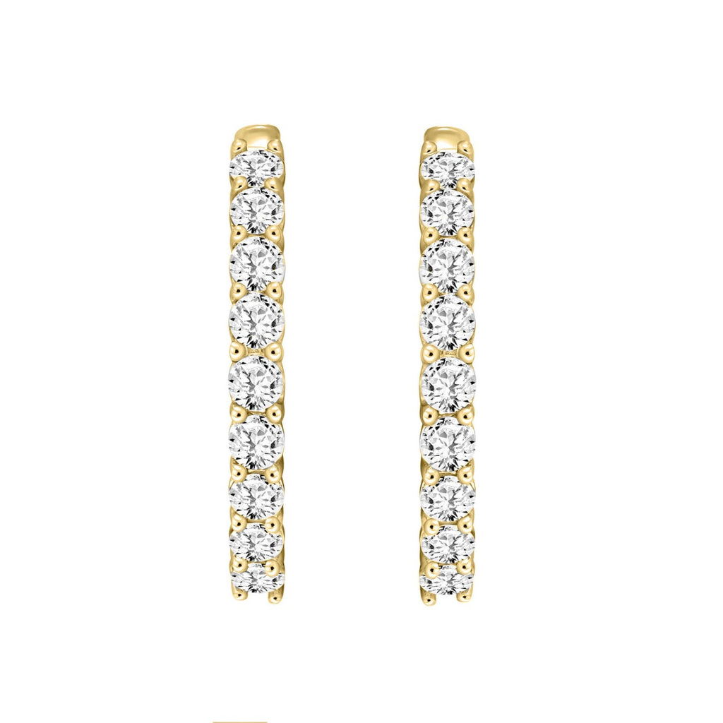 10K Yellow Gold, angled view