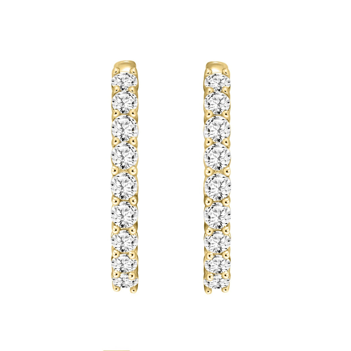 10K Yellow Gold, angled view