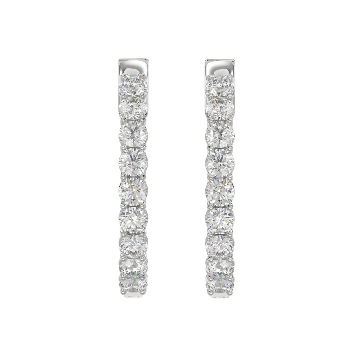 10K White Gold, angled view