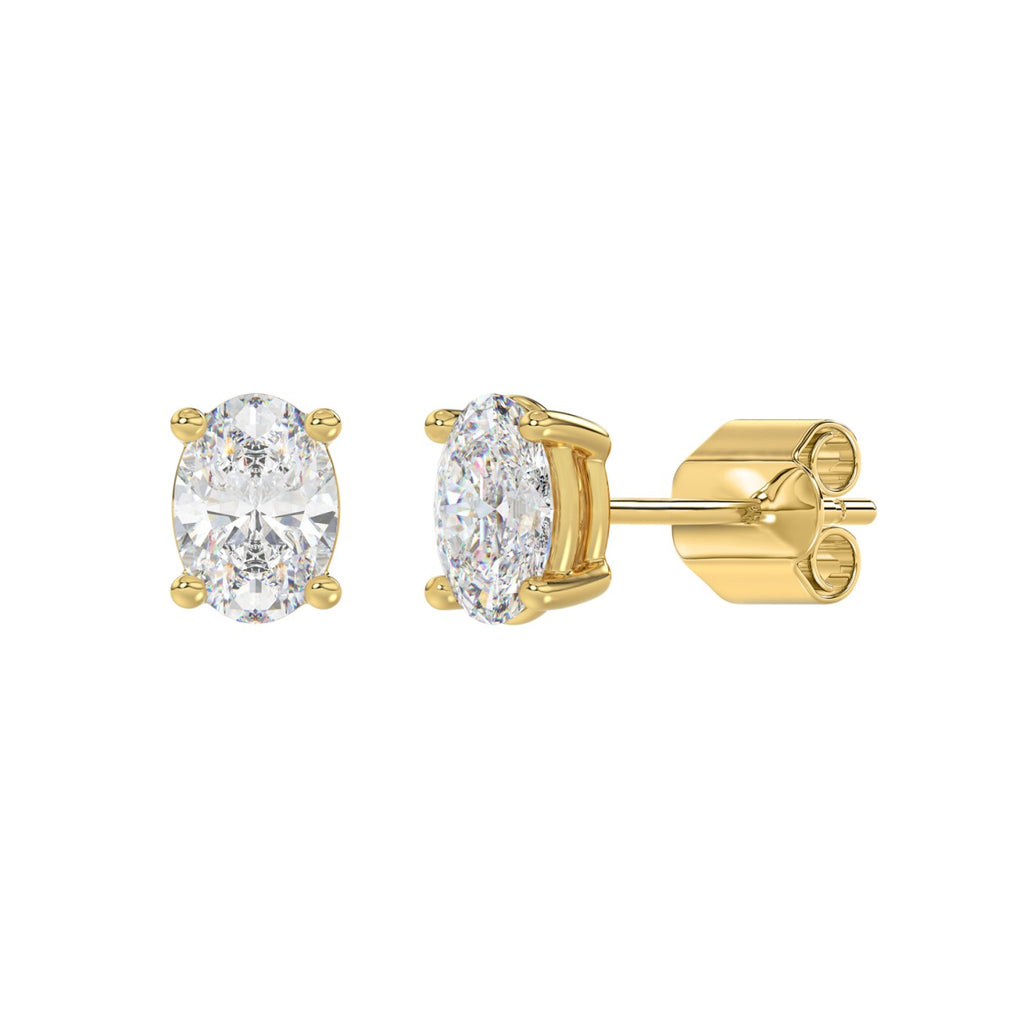 10K Yellow Gold, angled view