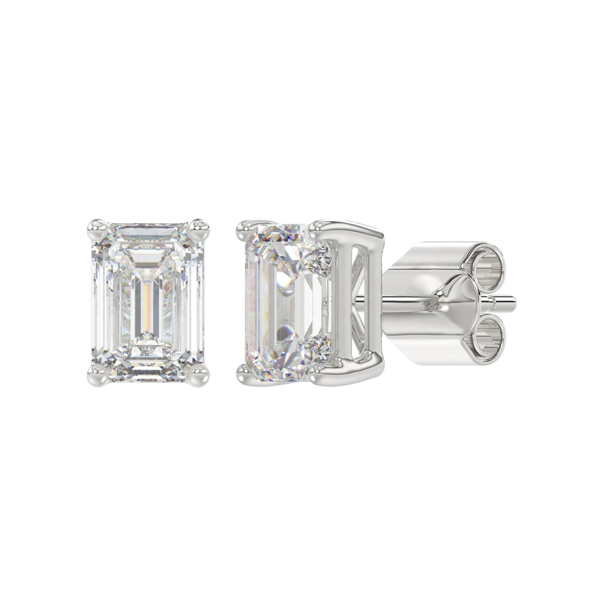 10K White Gold, angled view