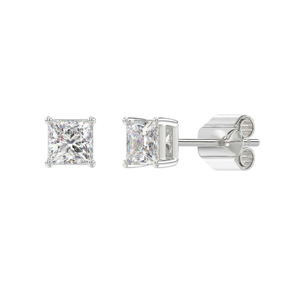 10K White Gold, angled view