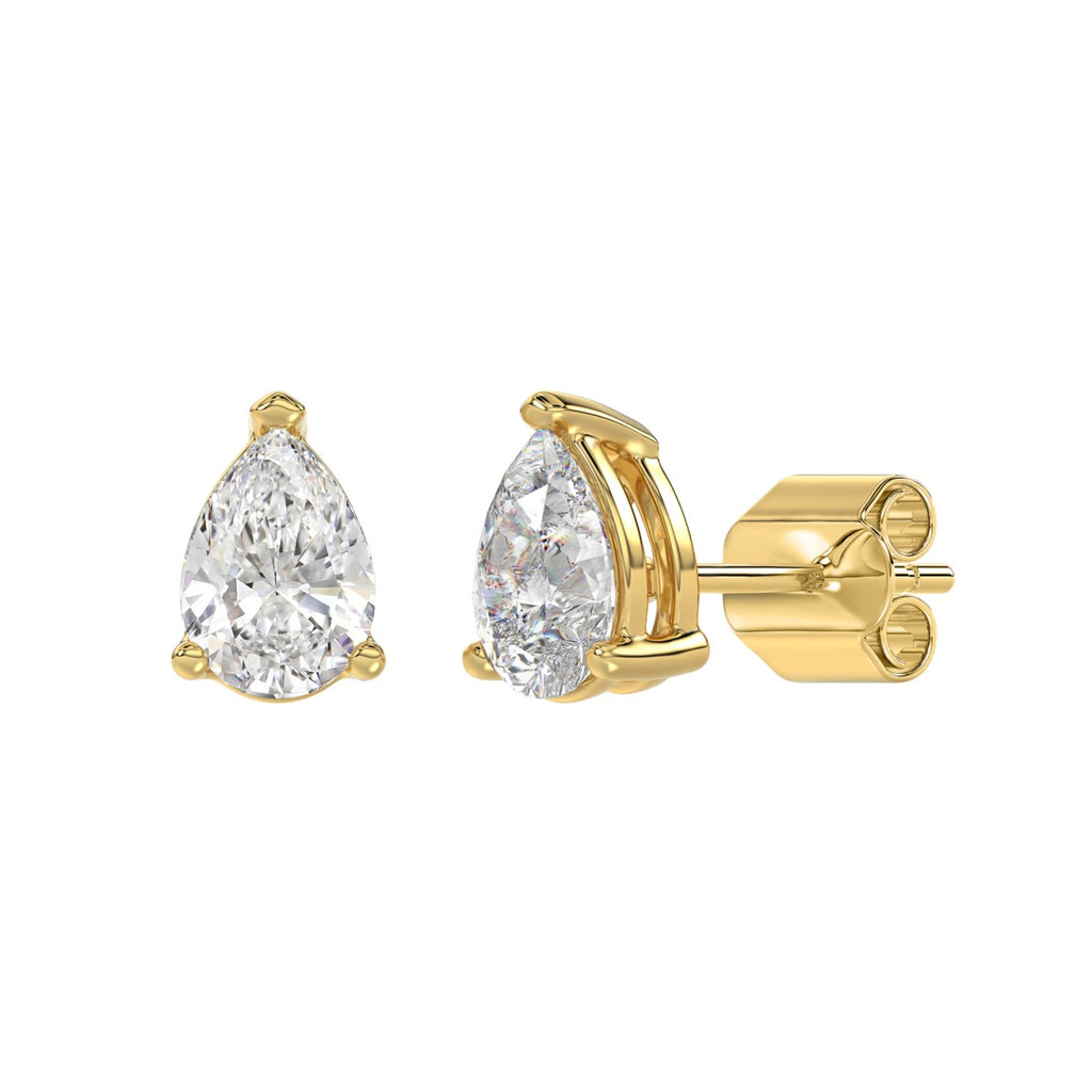 10K Yellow Gold, angled view