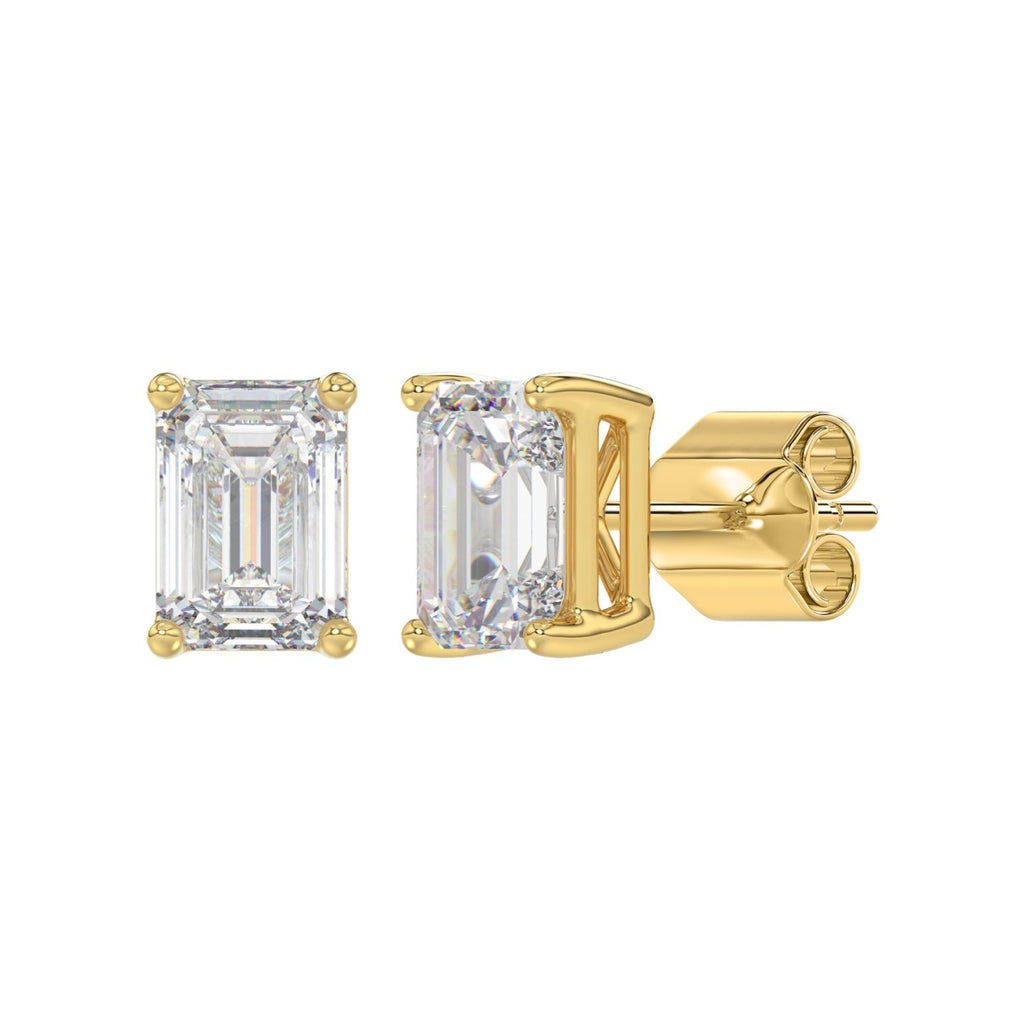 10K Yellow Gold, angled view