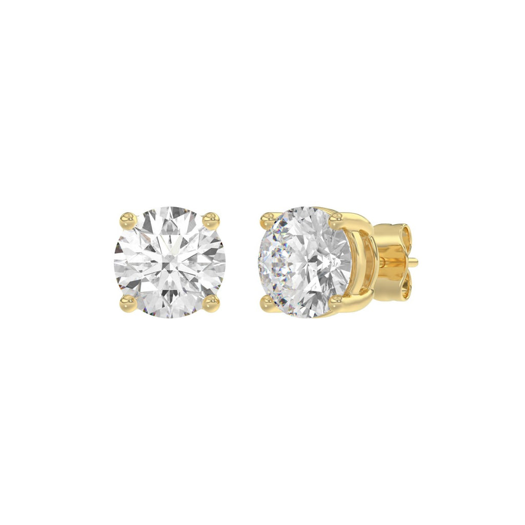 10K Yellow Gold, angled view
