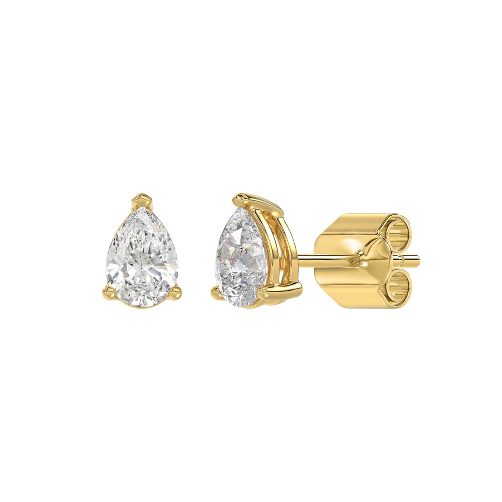 10K Yellow Gold, angled view
