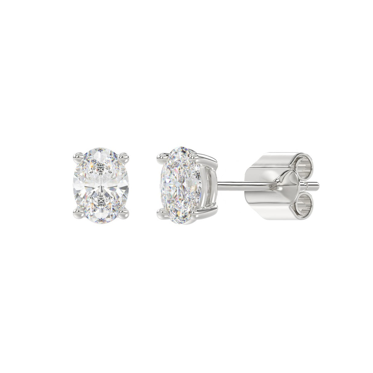 10K White Gold, angled view