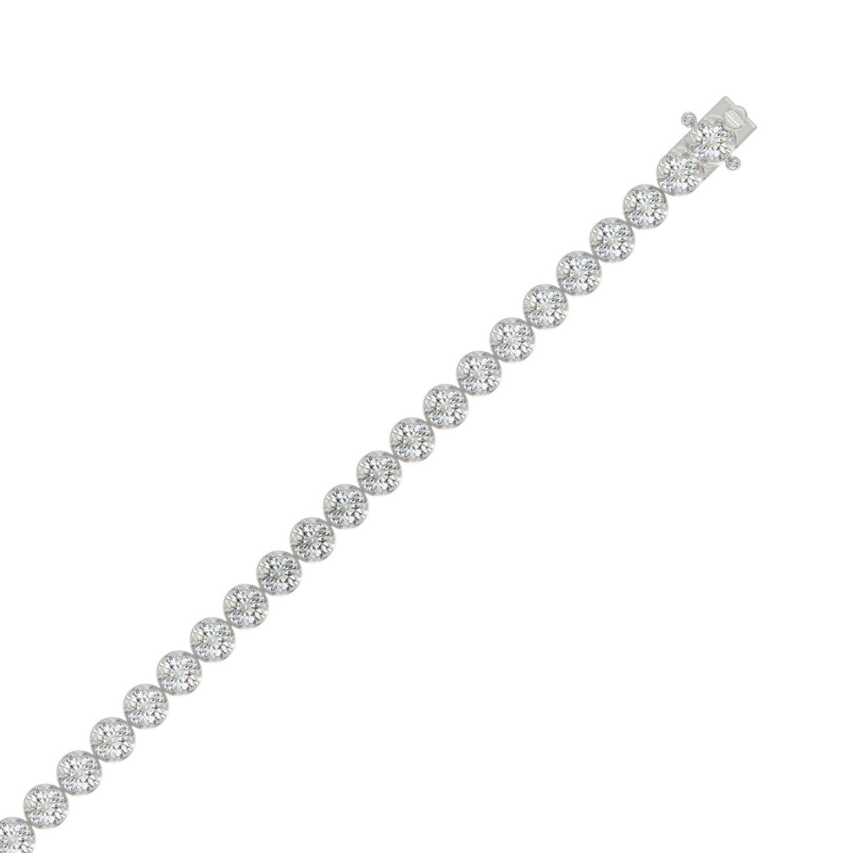10K White Gold, top view