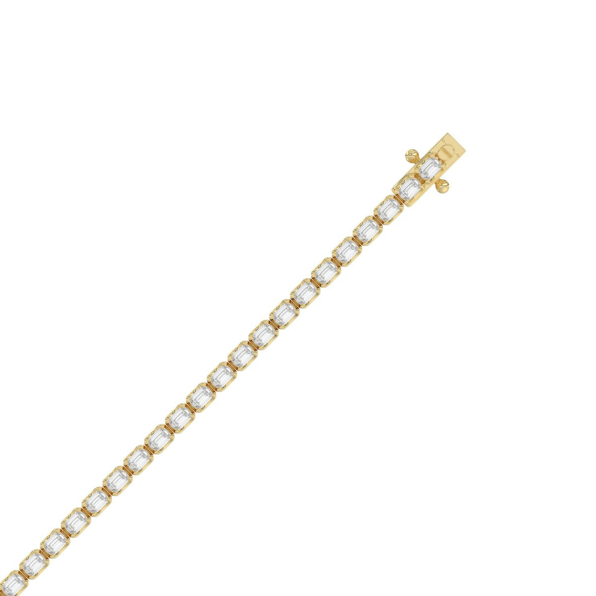 10K Yellow Gold, top view