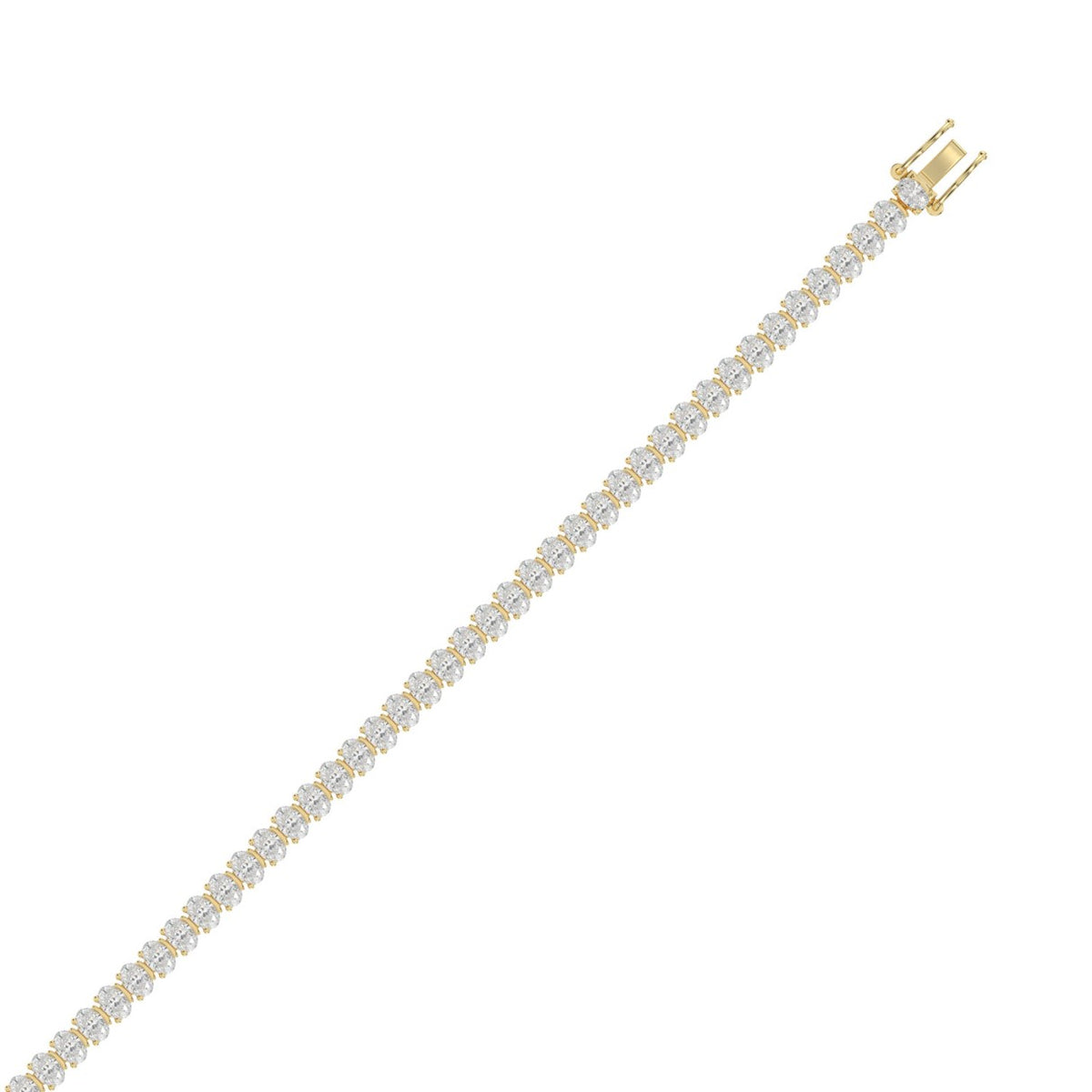 10K Yellow Gold, top view