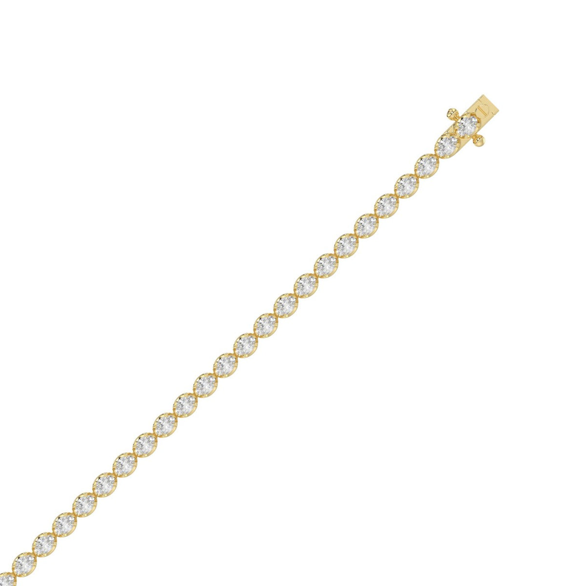 10K Yellow Gold, top view