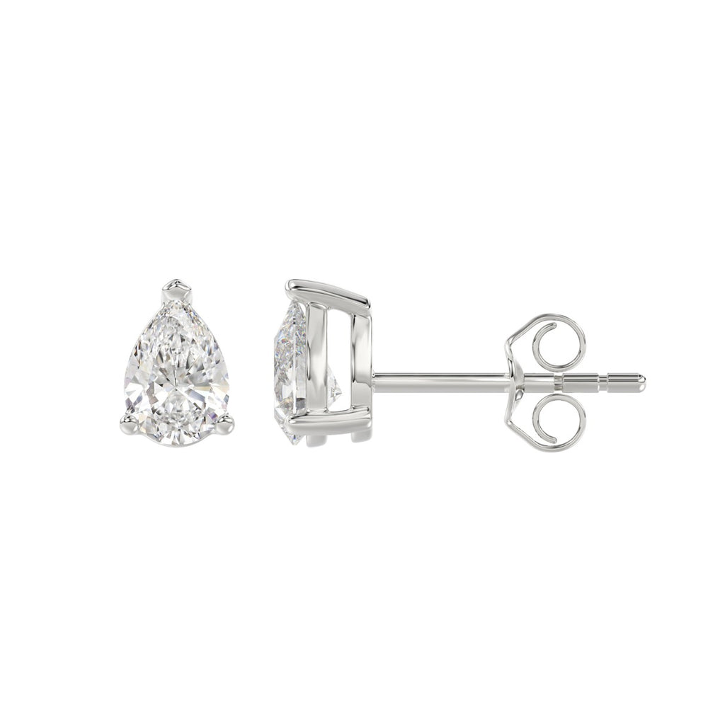 10K White Gold, flat view
