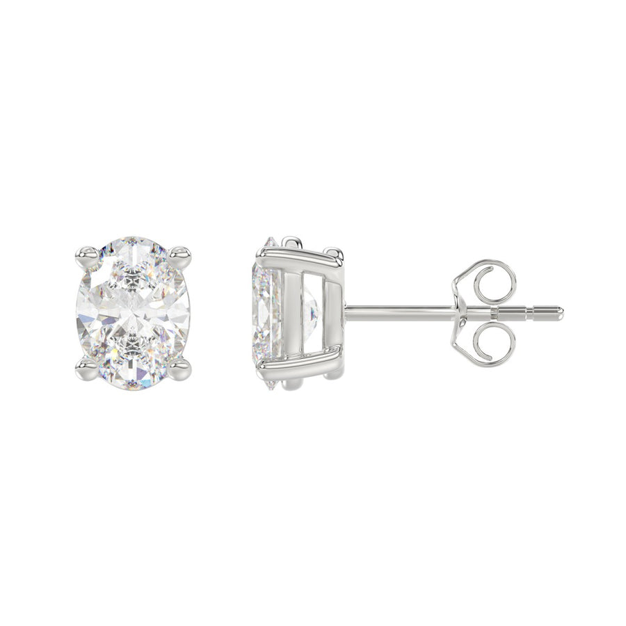 10K White Gold, flat view