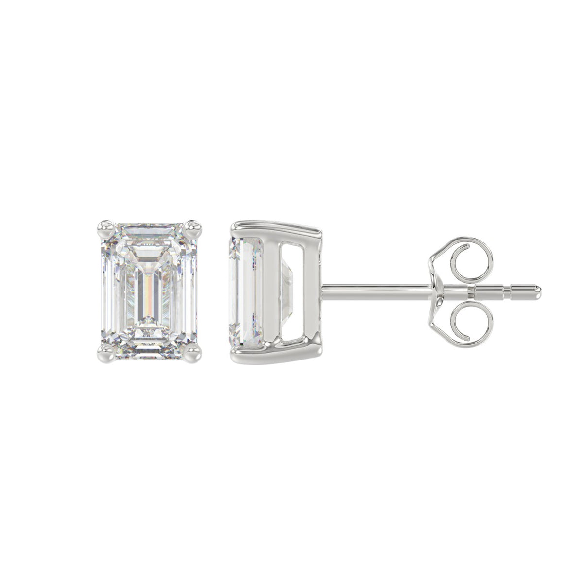 10K White Gold, flat view