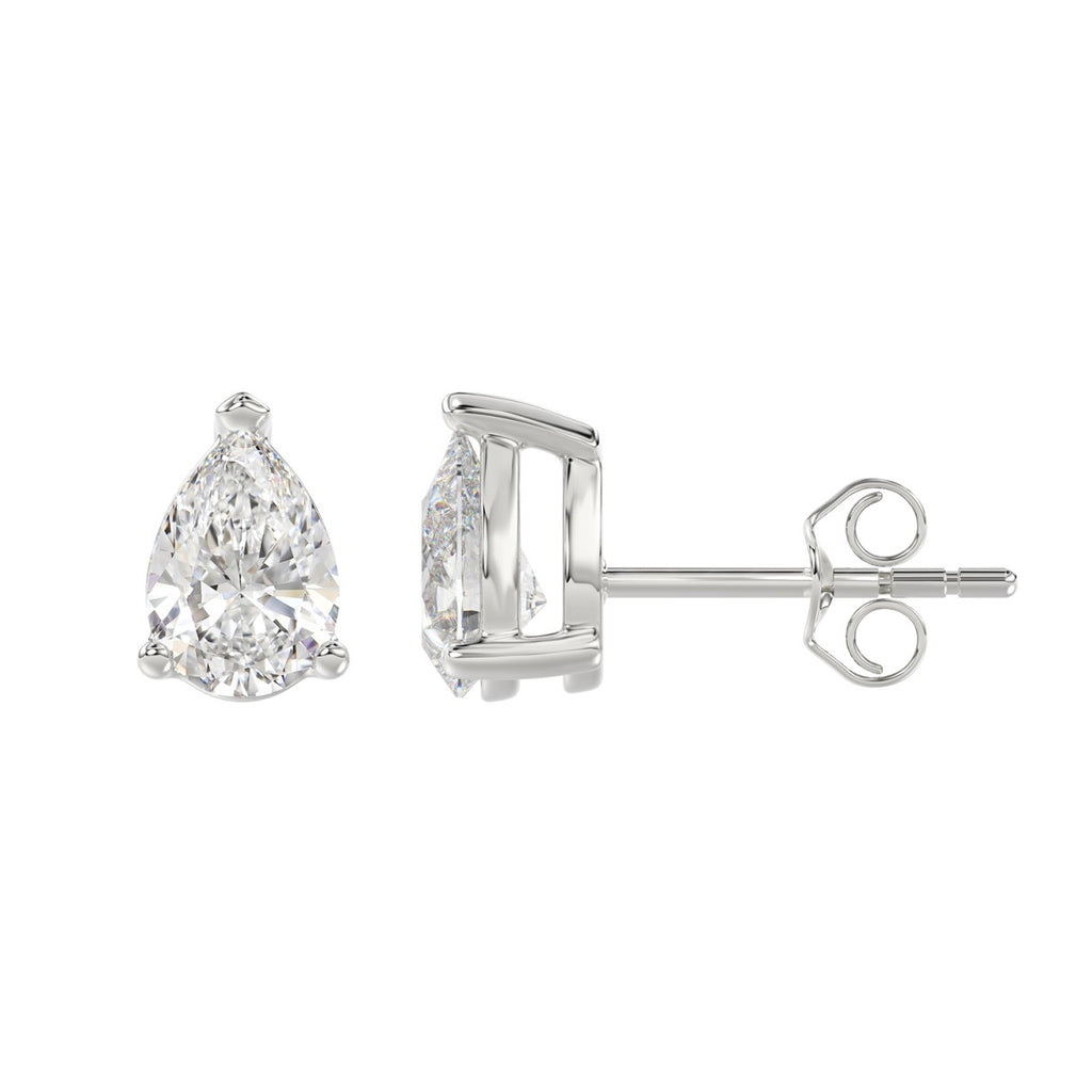 10K White Gold, flat view