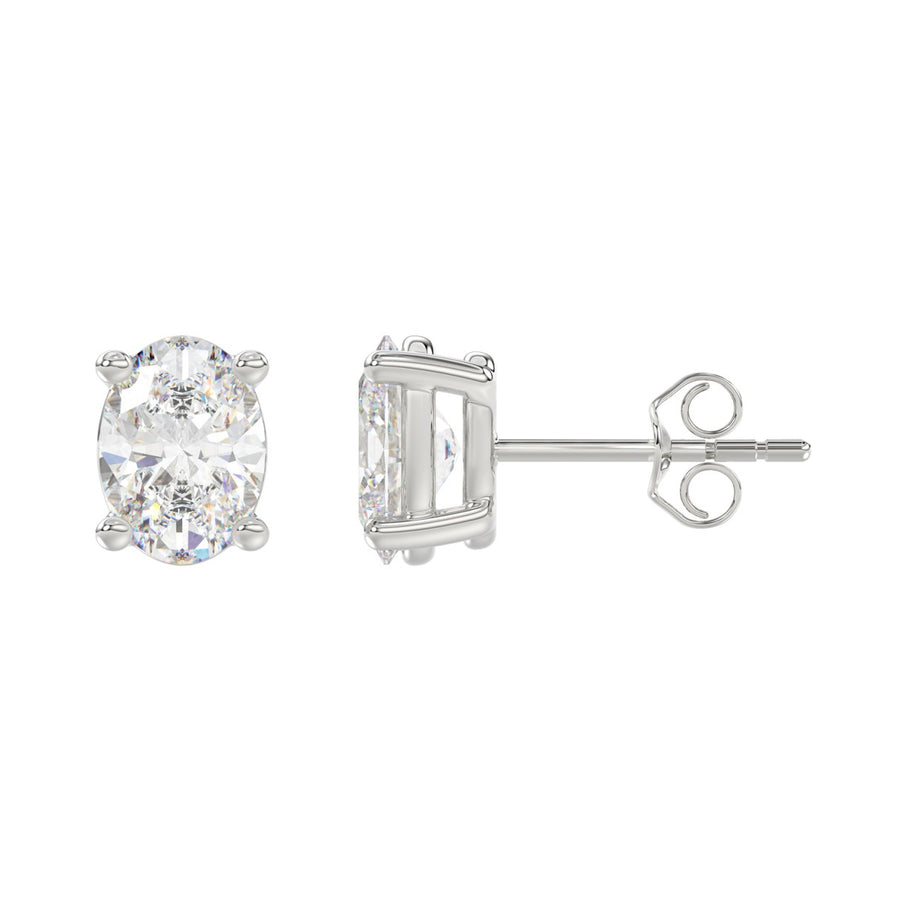 10K White Gold, flat view