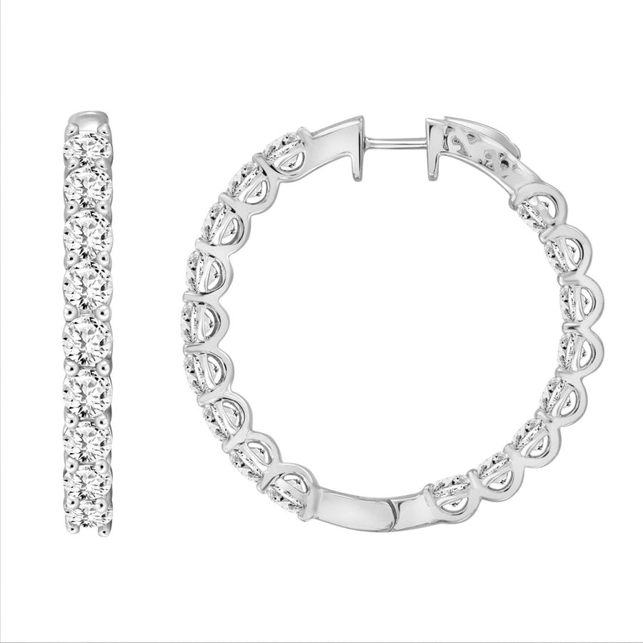 10K White Gold, flat view
