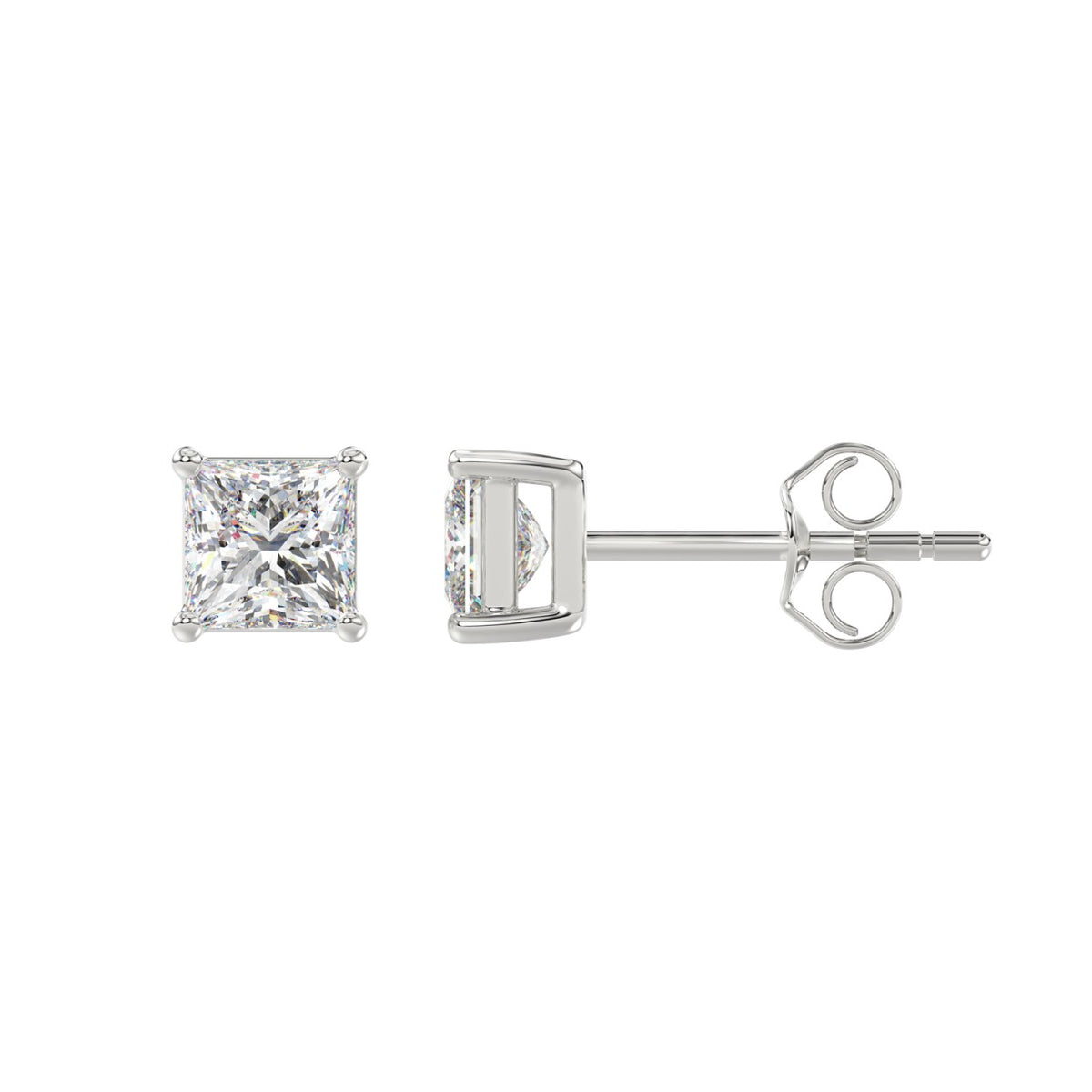 10K White Gold, flat view