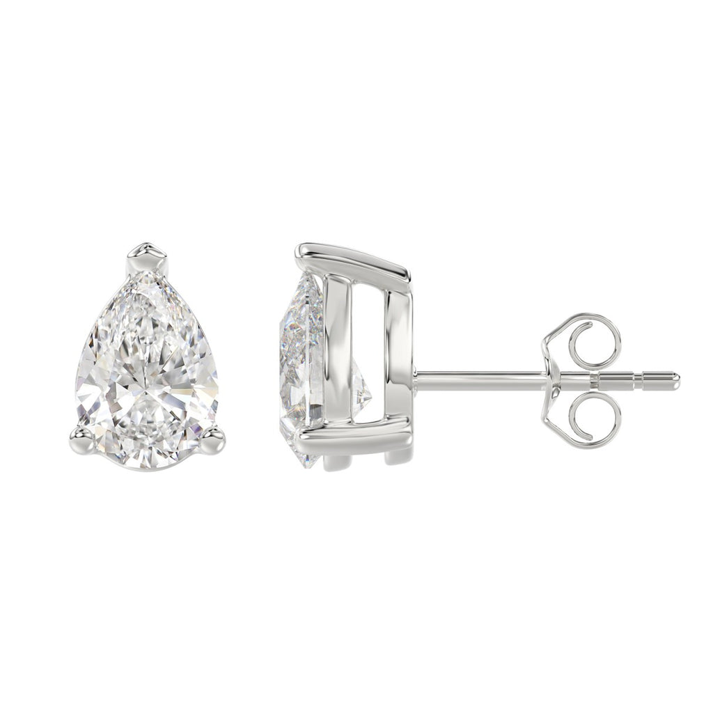 10K White Gold, flat view
