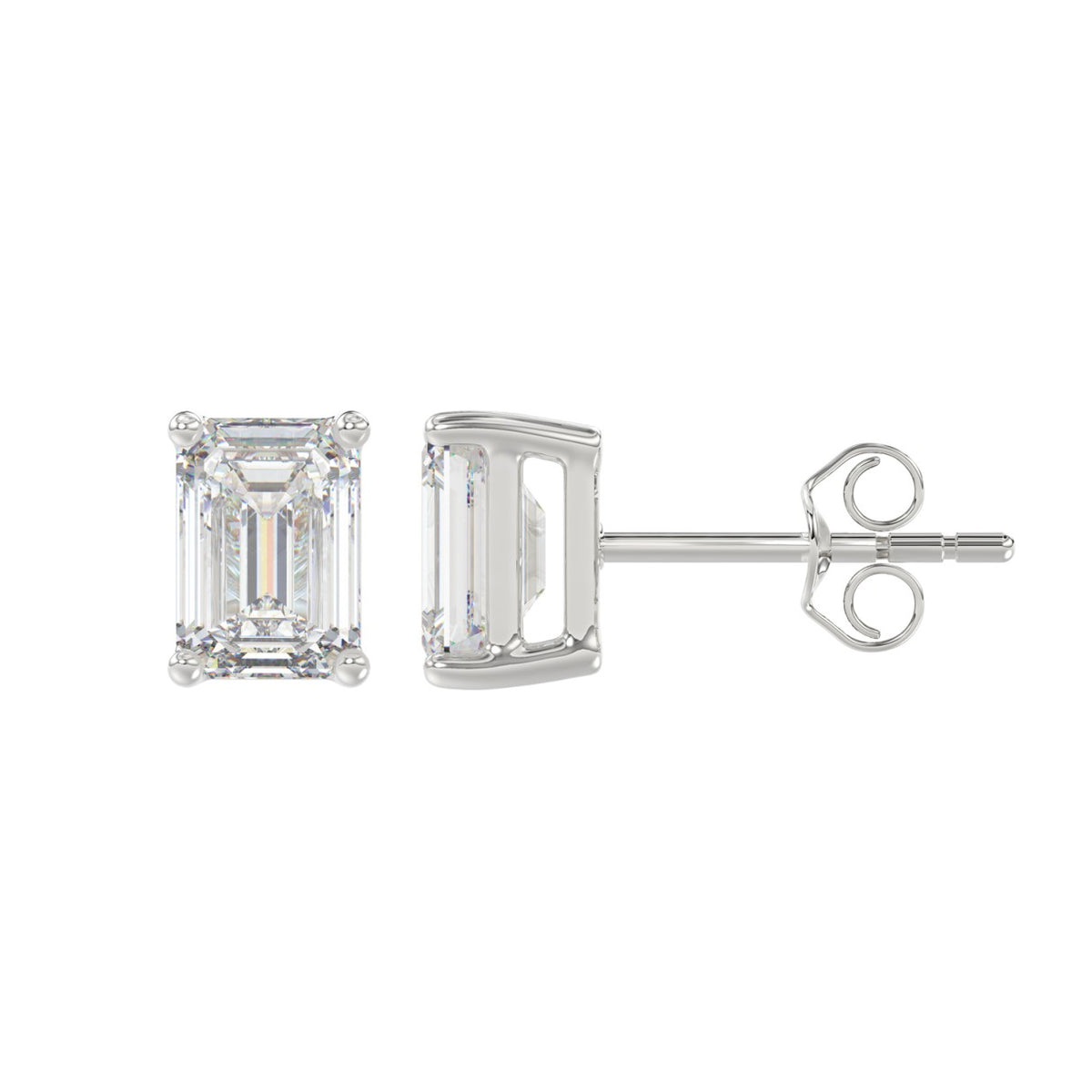 10K White Gold, flat view