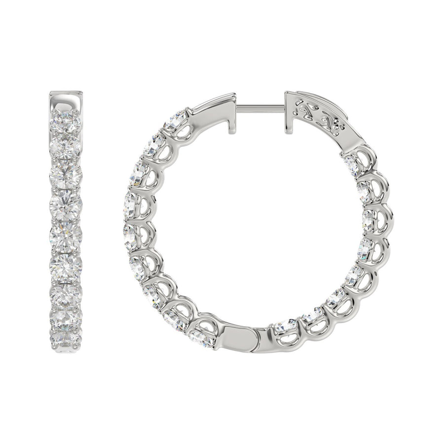 10K White Gold, flat view