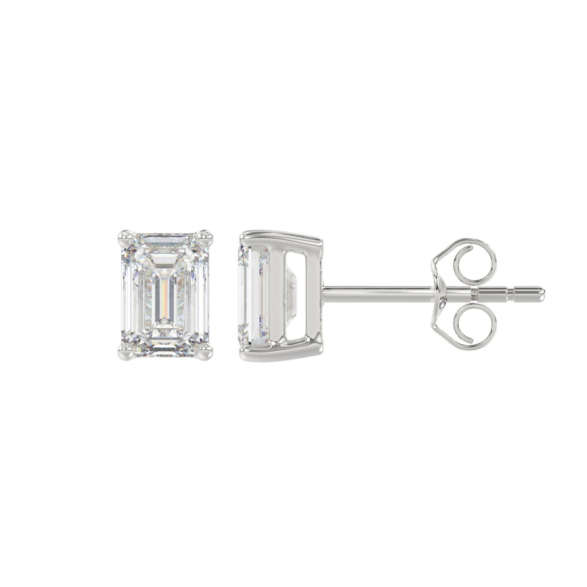 10K White Gold, flat view